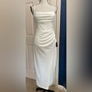 Lulu's Strapless White Dress